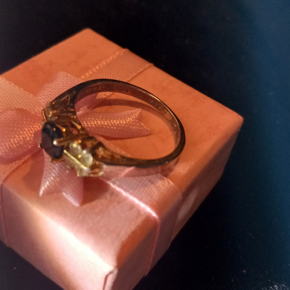 Ring Blue Saphire Color Ring Size 6